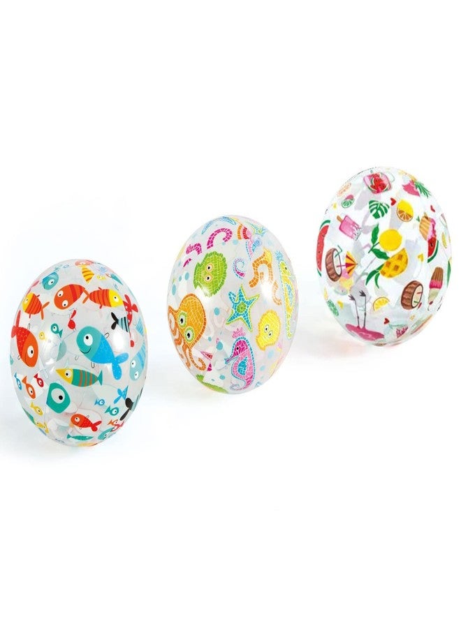 كرة سباحة قابلة للنفخ من أوانجو، مثالية لحفلات السباحة، للأطفال، مقاس 51 سم × 51 سم